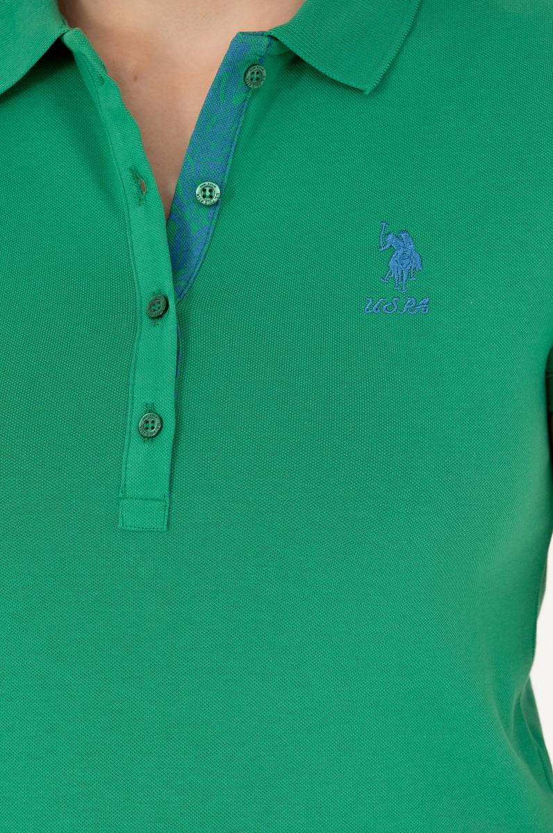 Kadın Yeşil Basic Tişört