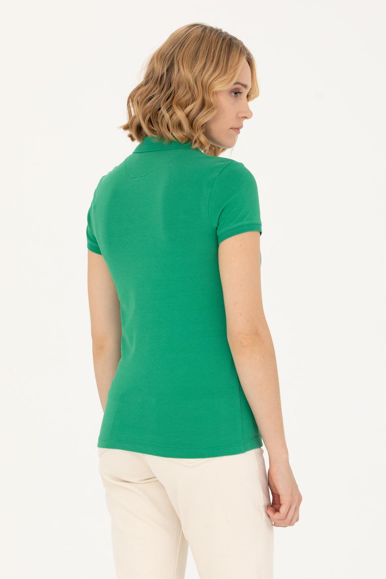 Kadın Yeşil Basic Tişört - 50262698232