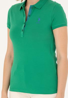 Kadın Yeşil Basic Tişört - 50262698232