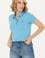 Kadın Turkuaz Polo Yaka Tişört