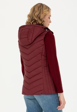 Kadın Bordo Yelek - 50269101058