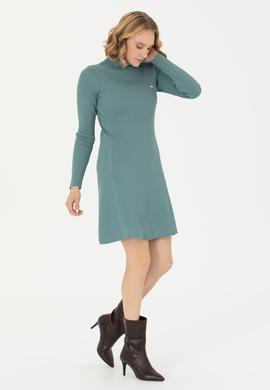 Kadın Mint Triko Elbise - 50269480008