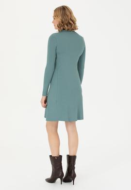 Kadın Mint Triko Elbise - 50269480008