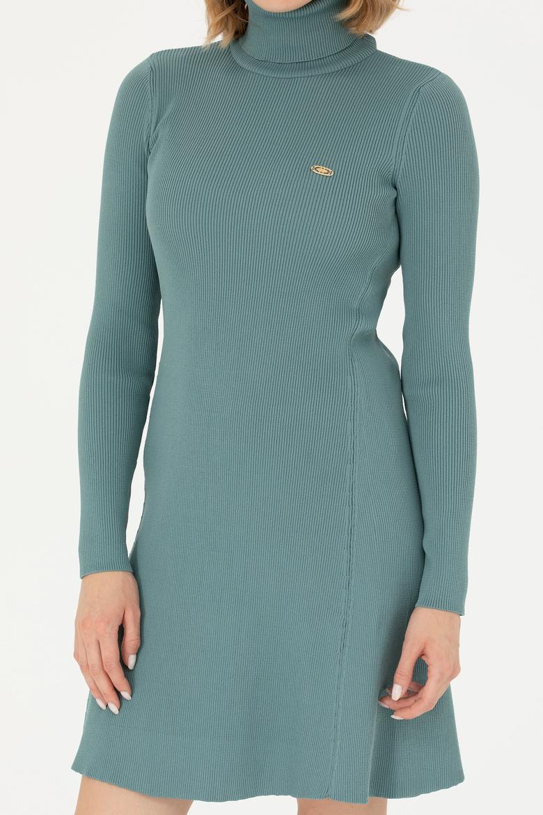 Kadın Mint Triko Elbise - 50269480008