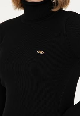 Kadın Siyah Triko Elbise - 50269480020