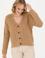 Kadın Kum Melanj Triko Hırka