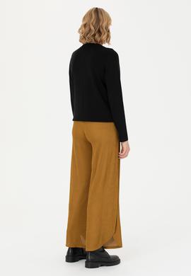 Kadın Açık Haki Örme Pantolon - 50273353002