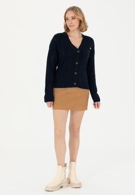 Kadın Camel Dokuma Etek - 50272114020