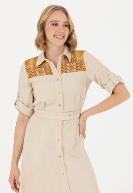 Kadın Kum Dokuma Elbise - 50271117039