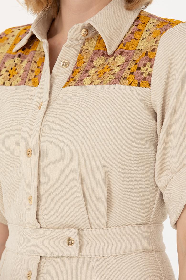 Kadın Kum Dokuma Elbise - 50271117039