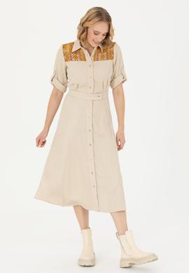 Kadın Kum Dokuma Elbise - 50271117039