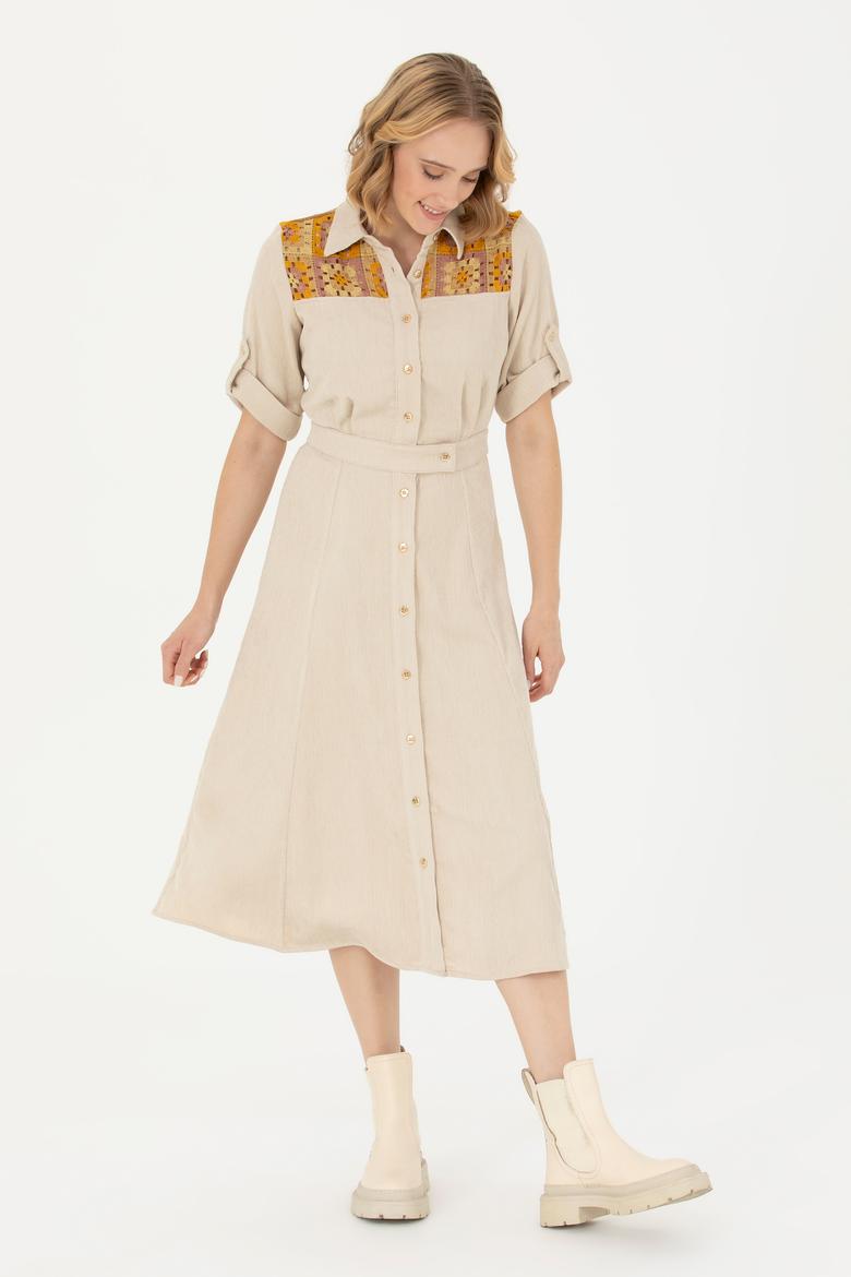 Kadın Kum Dokuma Elbise