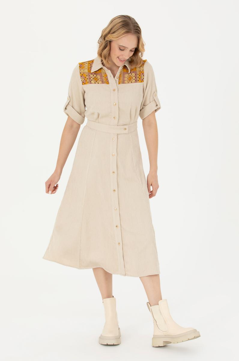 Kadın Kum Dokuma Elbise