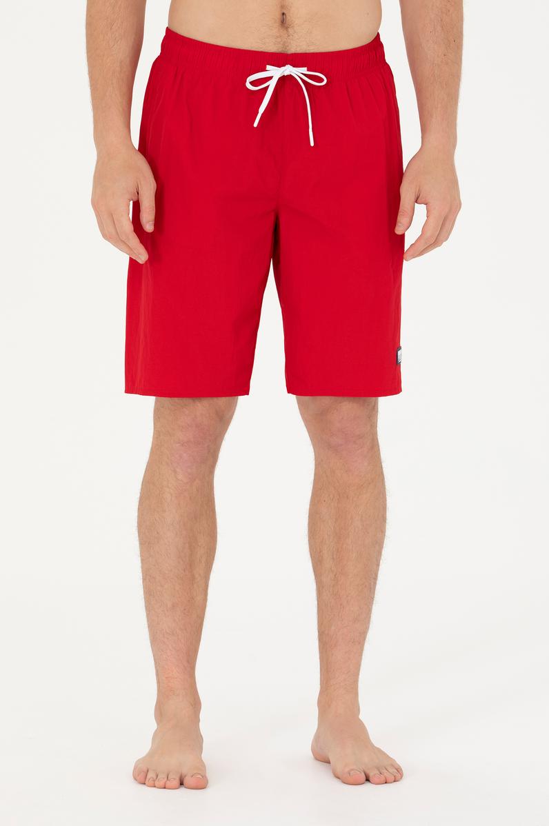 Erkek Kırmızı Deniz Şortu