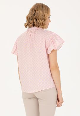 Kadın Manolya Kısa Kollu Gömlek - 50264207013