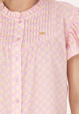 Kadın Manolya Kısa Kollu Gömlek - 50264207013