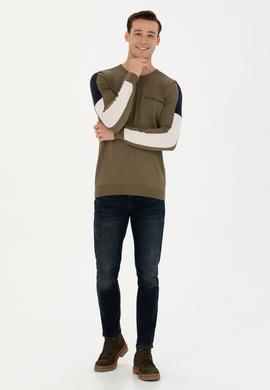 Erkek Haki Kazak - 50271079015