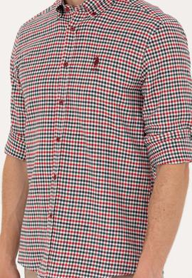 Erkek Kırmızı Uzun Kollu Gömlek - 50272695006