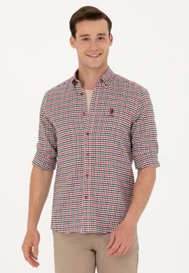 Erkek Kırmızı Uzun Kollu Gömlek - 50272695006