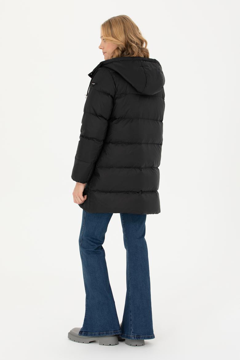 Kadın Siyah Kaban - 50272048004