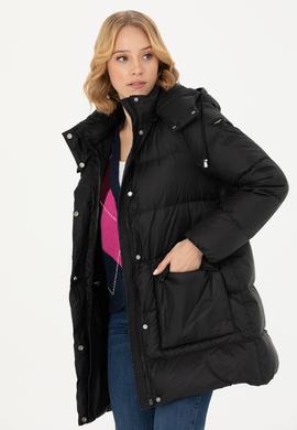 Kadın Siyah Kaban - 50272048004