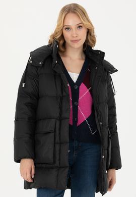 Kadın Siyah Kaban - 50272048004