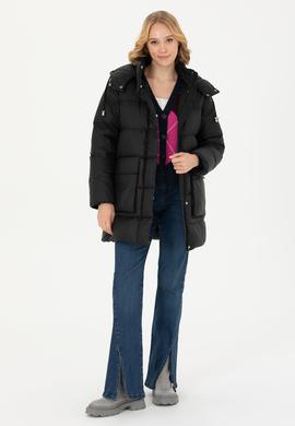 Kadın Siyah Kaban - 50272048004