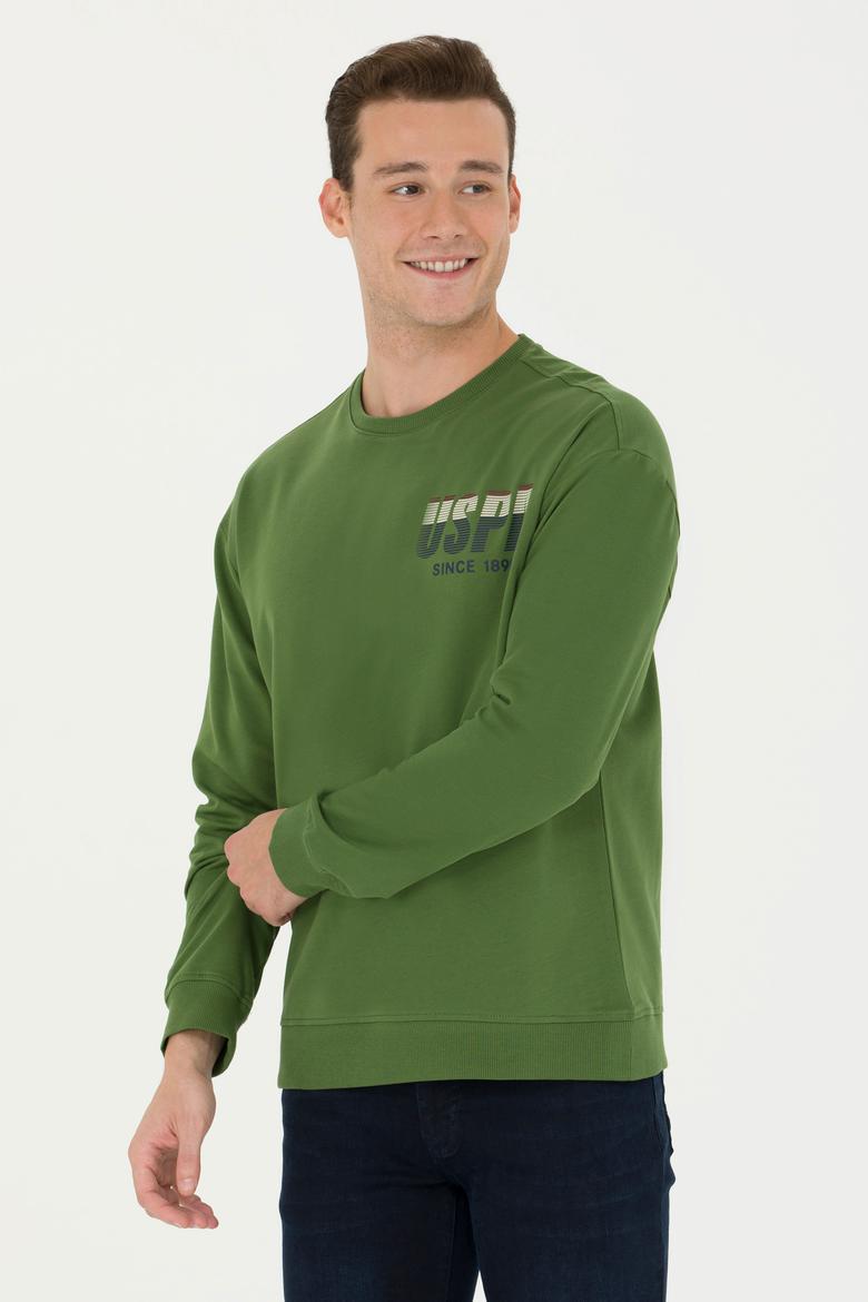 Erkek Yeşil Sweatshirt
