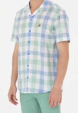 Erkek Saks Kısa Kollu Gömlek - 50267572025