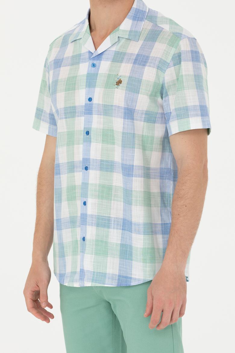 Erkek Saks Kısa Kollu Gömlek - 50267572025