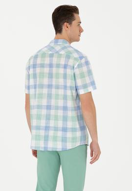 Erkek Saks Kısa Kollu Gömlek - 50267572025