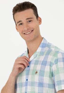 Erkek Saks Kısa Kollu Gömlek - 50267572025