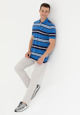 Erkek Saks Polo Yaka Tişört - 50263219023