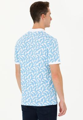 Erkek Turkuaz Polo Yaka Tişört - 50263272044