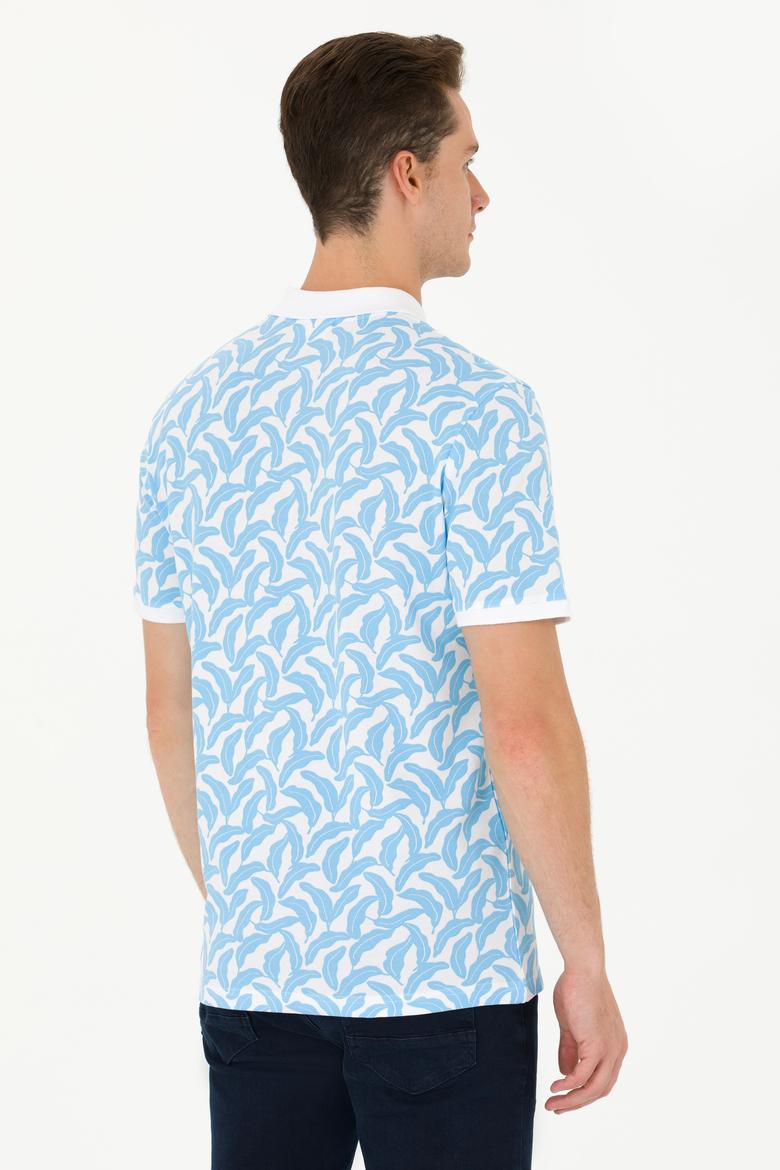 Erkek Turkuaz Polo Yaka Tişört - 50263272044