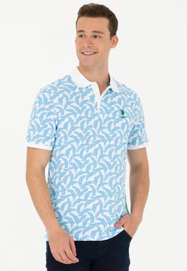 Erkek Turkuaz Polo Yaka Tişört - 50263272044