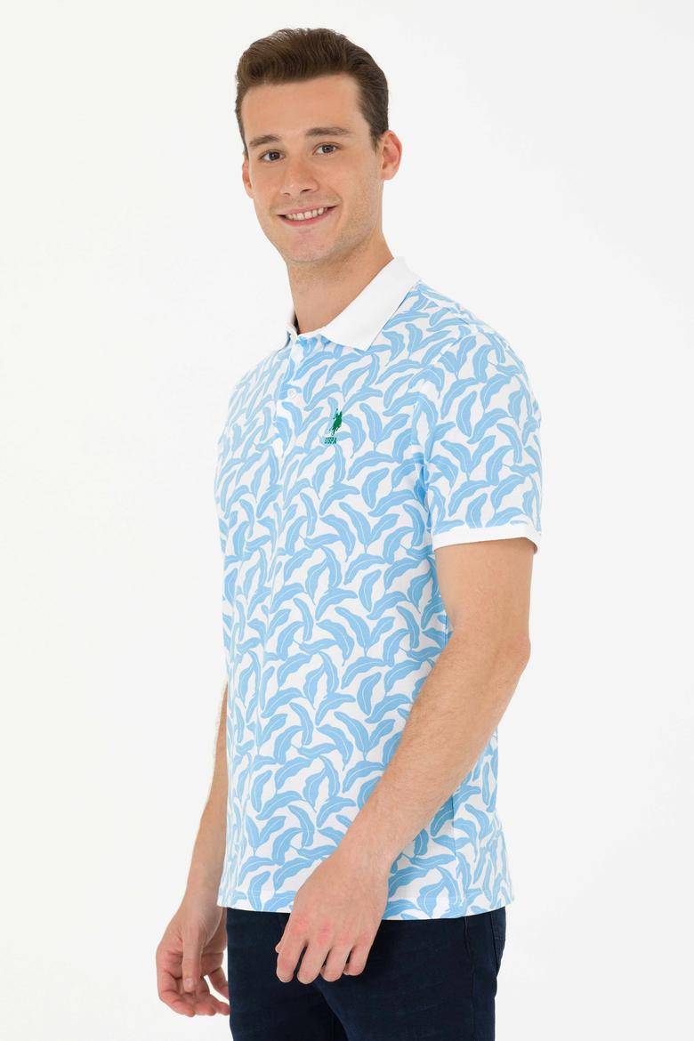 Erkek Turkuaz Polo Yaka Tişört - 50263272044