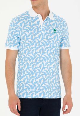 Erkek Turkuaz Polo Yaka Tişört - 50263272044