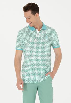 Erkek Mint Polo Yaka Tişört - 50263526034