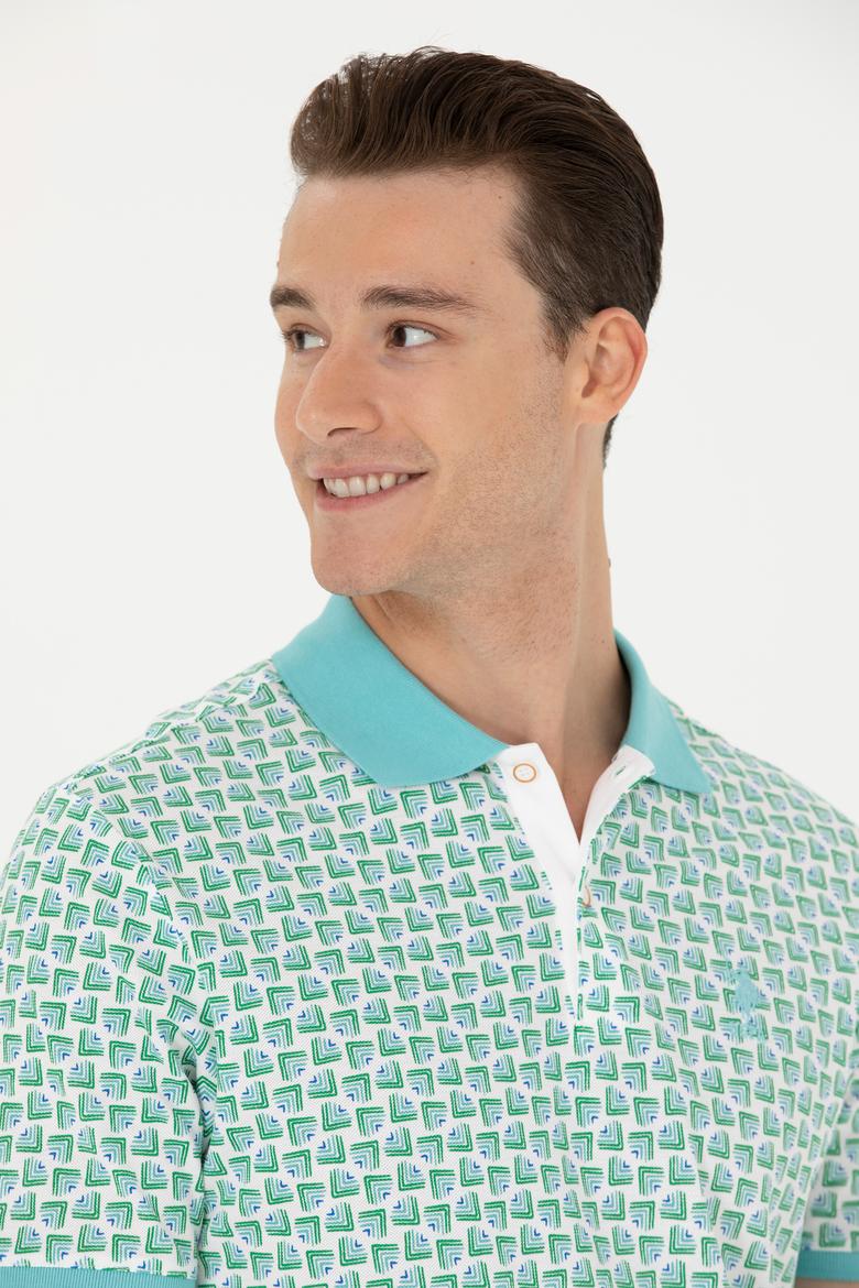Erkek Mint Polo Yaka Tişört - 50263526034
