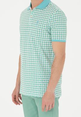 Erkek Mint Polo Yaka Tişört - 50263526034