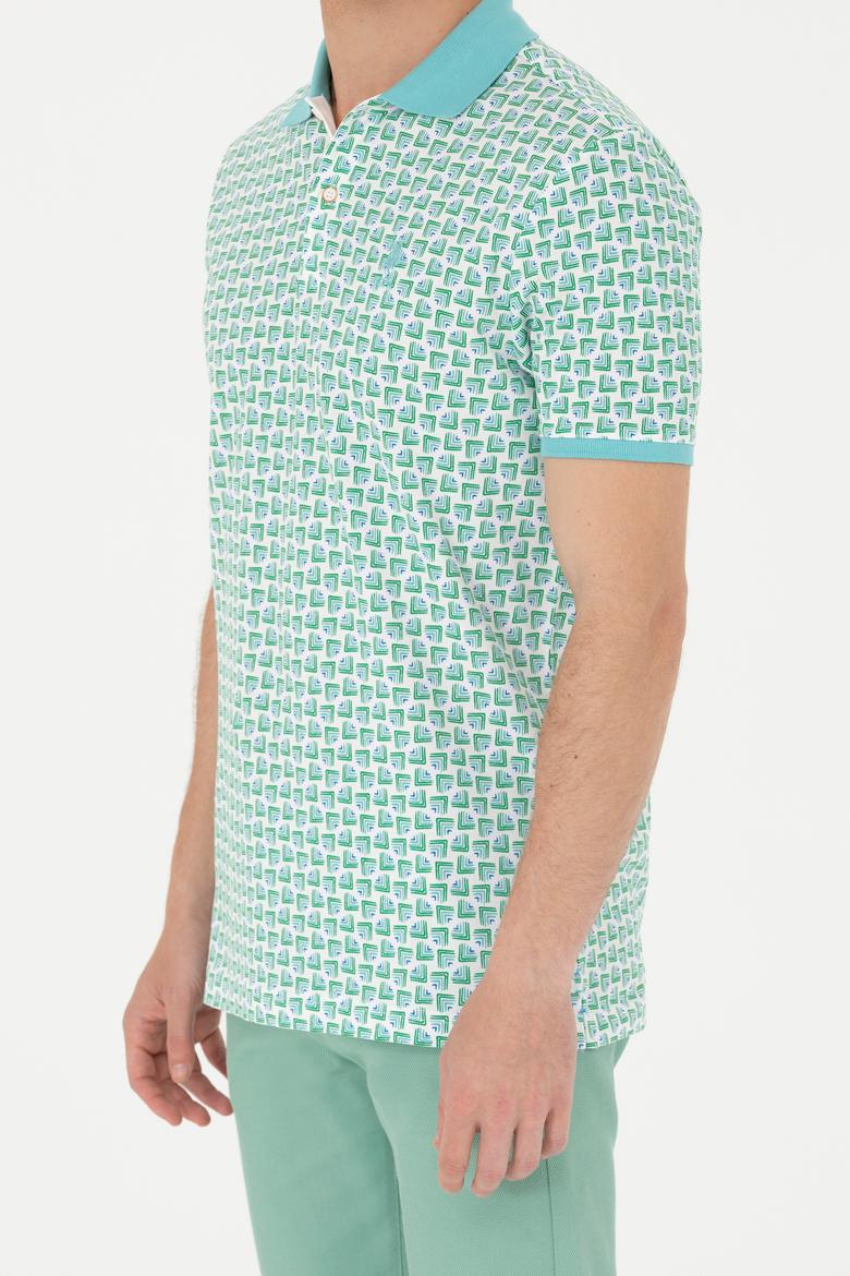 Erkek Mint Polo Yaka Tişört - 50263526034