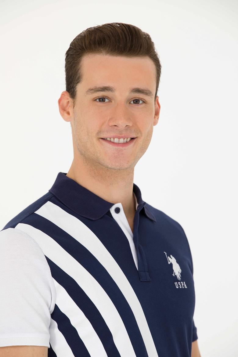 Erkek Lacivert Polo Yaka Tişört - 50263399001