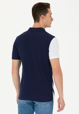 Erkek Lacivert Polo Yaka Tişört - 50263399001