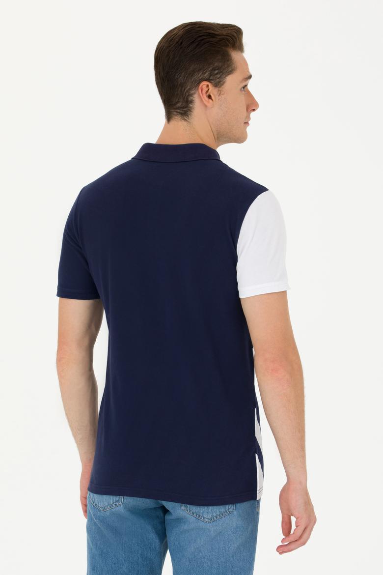 Erkek Lacivert Polo Yaka Tişört - 50263399001