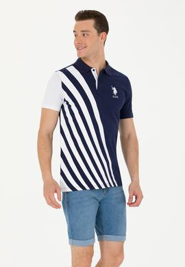 Erkek Lacivert Polo Yaka Tişört - 50263399001