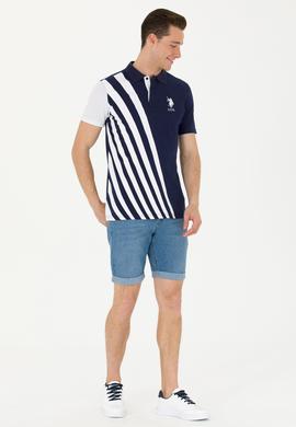 Erkek Lacivert Polo Yaka Tişört - 50263399001