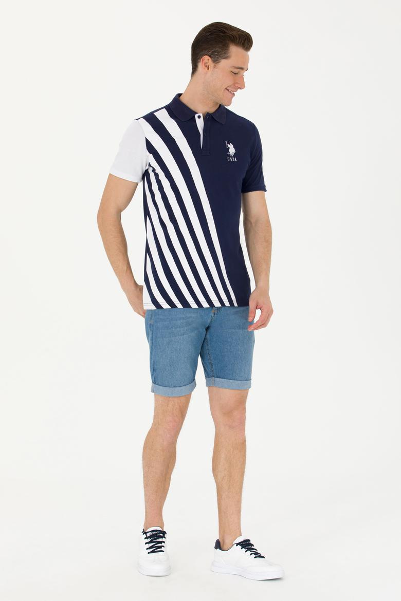 Erkek Lacivert Polo Yaka Tişört - 50263399001