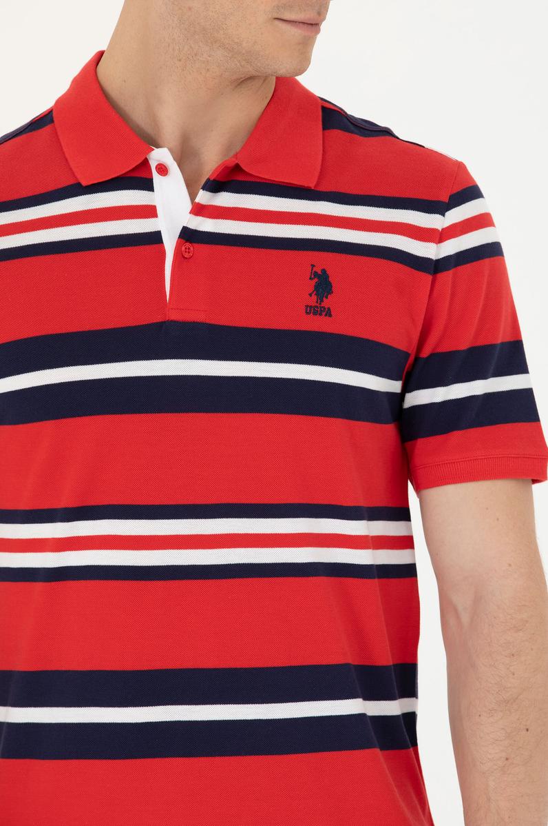 Erkek Kırmızı Polo Yaka Tişört