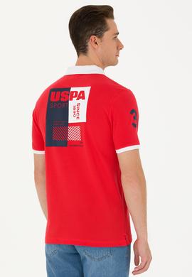 Erkek Kırmızı Polo Yaka Tişört - 50263444025